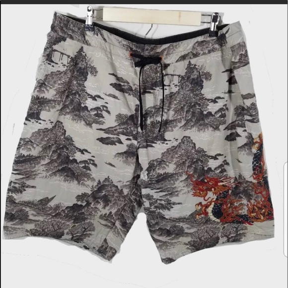 lucky brand swim trunks